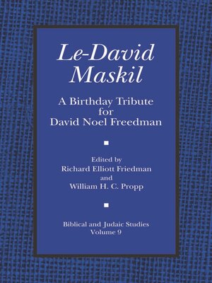 cover image of Le-David Maskil